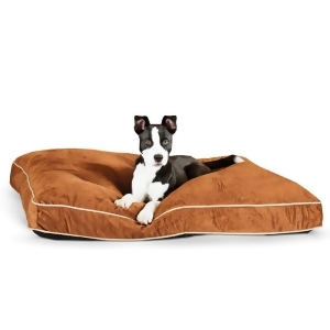 K H Pet Products 7421 Chocolate K H Pet Products Tufted Pillow Top Pet Bed Large Chocolate 35 X 44 X 7.5 - All