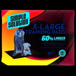 Simple Solution 11268 Simple Solution Training Pads 50 Count Extra Large 28 X 30 X 0.1 - All