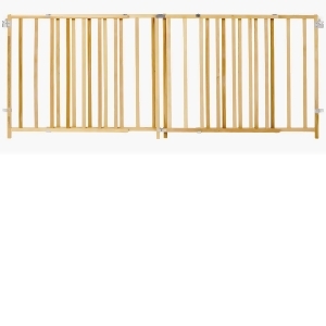 North States 4649 Wood North States Extra-wide Swing Pet Gate Wood 60 103 X 27 - All