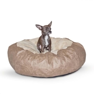 K H Pet Products 7516 Tan K H Pet Products Self Warming Cuddle Ball Pet Bed Medium Tan 38 X 38 X 12 - All