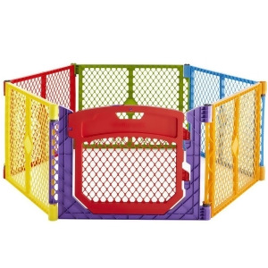 North States 8750 Multi-Color North States Superyard Colorplay Ultimate Freestanding 6 Panel Playpen Multi-color 30 X - All
