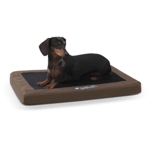 K H Pet Products 7047 Chocolate K H Pet Products Comfy N' Dry Indoor-outdoor Pet Bed Medium Chocolate 28 X 36 X 2.5 - All