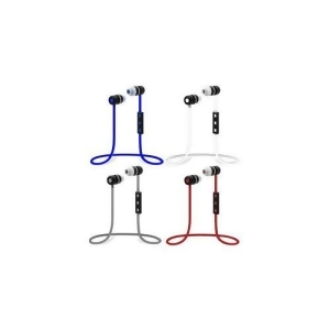 Sentry Bt150s Wireless Rechargeable Stereo Bluetooth Earbuds W In-line Mic Assorted Colors - All