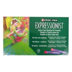 Sakura Of America Xlp50 Cray Pas Expressionist Extra Fine Oil Pastels 48 Color Set - All