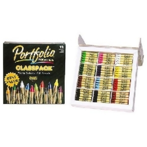 Crayola 523630 Crayola Portfolio Oil Pastel 12 Color 300 Piece Classpack - All