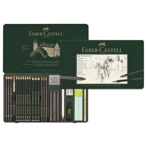 Faber-castell Usa 112974 Pitt Graphite Tin Set Of 26 - All