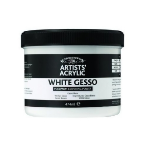 Winsor Newton / Colart 3050920 Artists Acrylic Medium White Gesso 474Ml - All