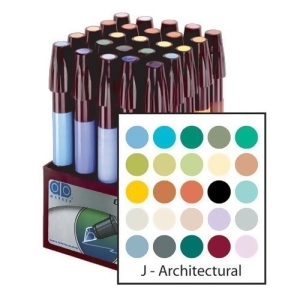 Chartpak Inc. J Ad Marker 25 Color Architectural Set - All