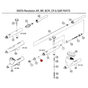 Iwata Medea I7041 Nozzle For Revolution Bcr And Cr - All
