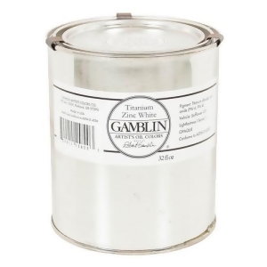 Gamblin Artists Colors Co 5820 Gamblin Artists Grade Titanium-zinc White 32Oz - All