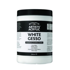 Winsor Newton / Colart 3054920 Artists Acrylic Medium White Gesso 946Ml - All