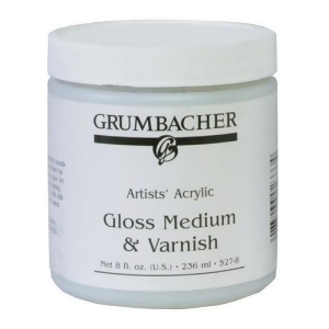 Chartpak Inc. 5278 Grumbacher Gloss Medium 8Oz - All