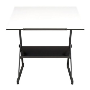 Studio Designs Inc. 13344 Solano Adjustable Drafting Table Charcoal / White - All