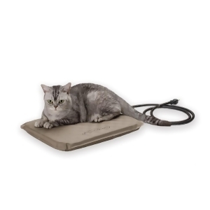 K H Pet Products 1070 Tan K H Pet Products Lectro-soft Heated Outdoor Bed Small Tan 14 X 18 X 1.5 - All