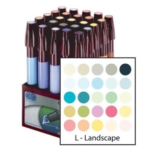 Chartpak Inc. L Ad Marker 25 Color Landscape Set - All