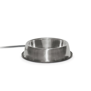 K H Pet Products 2030 Stainless Steel K H Pet Products Pet Thermal Bowl Stainless Steel 13 X 13 X 3.5 - All