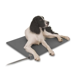 K H Pet Products 1019 Gray K H Pet Products Deluxe Lectro-kennel Medium Gray 16.5 X 22.5 X 0.5 - All