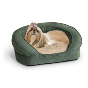K H Pet Products 4426 Green K H Pet Products Deluxe Ortho Bolster Sleeper Pet Bed Large Green 40 X 33 X 9.5 - All