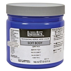 Liquitex / Colart 1032170 Soft Body Jar 32Oz Cobalt Blue - All