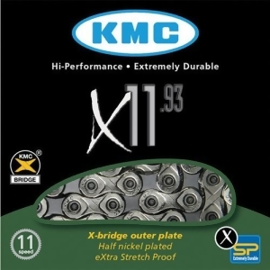 Kmc X11.93 Bulk Kmc X11.93 116 Links Silver Bulk Box Of 25 - All