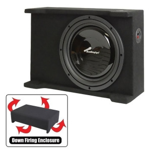Audiopipe Apsb-12bdf Audiopipe Single 12 Shallow Downfire Sealed Enclosure with sub - All