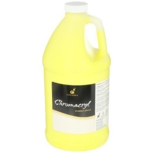 Chroma Acrylics 1413 Chromacryl Acrylic Color 1/2 Gallon Cool Yellow - All