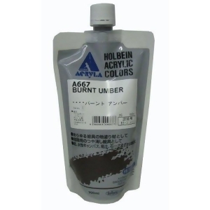 Holbein Artists Colors A667 Acryla Gesso Burnt Umber 300Ml - All