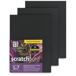 Ampersand Art Supply Cbb16 Scratchbord Black 16X20 - All