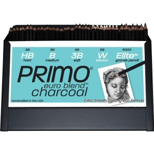 General Pencil Co. Inc. 59Dis Generals 324Pc Primo Charcoal Pencil Assortment - All