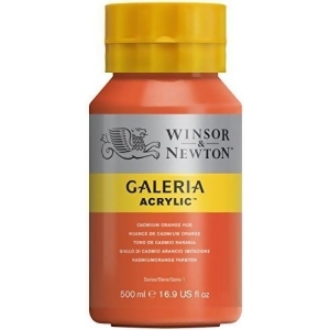 Winsor Newton / Colart 2150090 Galeria Acrylic 500Ml Cadmium Orange Hue - All