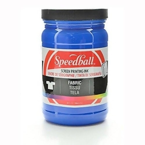 Speedball Art Products 4602 Fabric Screen Ink Blue 32Oz - All