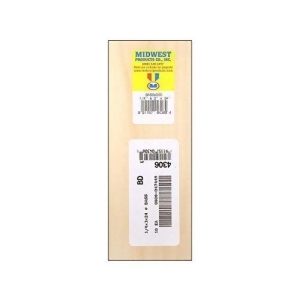 Midwest Products 4306 Basswood Sheet 1/4X3x24 - All