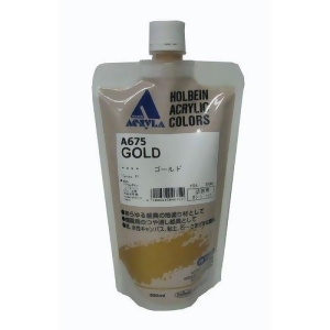 Holbein Artists Colors A675 Acryla Gesso Gold 300Ml - All