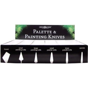 Chartpak Inc. Pks6asst Plastic Palette Knife 72 Piece Display - All