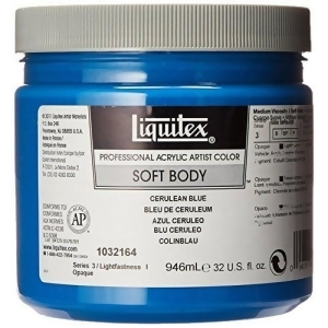 Liquitex / Colart 1008164 Soft Body Jar 8Oz Cerulean Blue - All