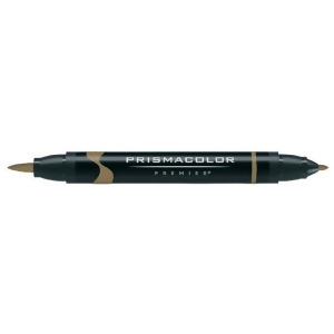Sanford / Prismacolor 1773263 Prismacolor Brush/fine Tip Marker Light Umber Pb172 - All