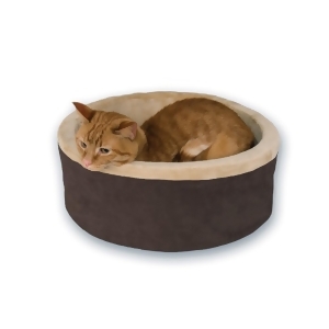 K H Pet Products 3192 Mocha K H Pet Products Thermo-kitty Bed Large Mocha 20 X 20 X 6 - All
