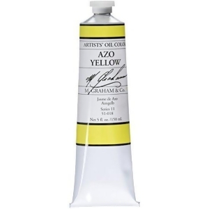M.graham Co. 51018 M Graham Azo Yellow 150Ml Oil Color - All