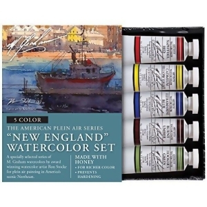 M.graham Co. 33Ne M Graham New England 5 Color 15Ml Watercolor Set - All
