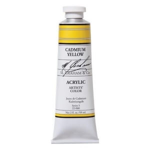 M.graham Co. 52060 M Graham Cadmium Yellow 150Ml Tube Acrylic - All