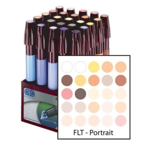 Chartpak Inc. Flt25 Ad Marker 25 Color Portrait Set - All