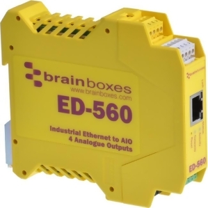 Brainboxes Ed-560 Ethernet To To 4 Analog I/o - All
