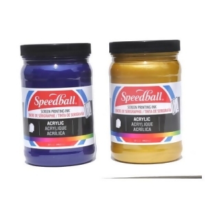 Speedball Art Products 4575 Fabric Screen Ink Violet 32Oz - All