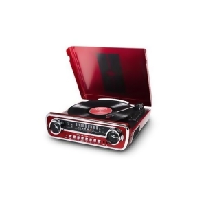 Ion Mustang-lp-red It69 Classic Car-styled Music Center - All