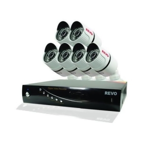 Revo Rt81b6g-1t 8 Ch. 1Tb Dvr System Wtih 6 Bullet Camer - All