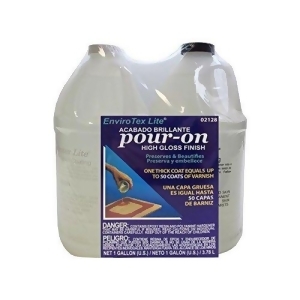 Environmental Technology 02128 Envirotex Lite Pour-on High Gloss Finish Kit Gallon - All