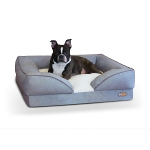 K H Pet Products 4782 Gray K H Pet Products Pillow-top Orthopedic Pet Lounger Medium Gray 24 X 30 X 8.75 - All