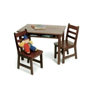 Lipper 534Wn Rect Table Chair Set Walnut - All