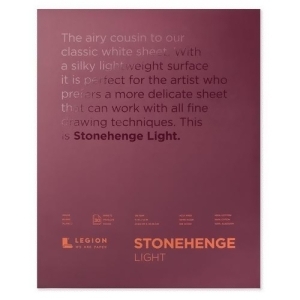 Legion Paper Stp135wh1114 Stonehenge Light Tapebound 11X14 White 135 Gram 15 Sheet Pad - All