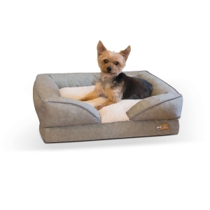 K H Pet Products 4771 Tan K H Pet Products Pillow-top Orthopedic Pet Lounger Small Tan 18 X 24 X 8 - All
